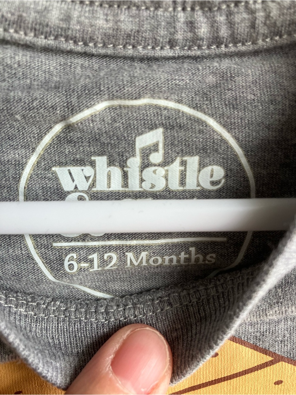 Whistle & flute grey s’mores tshirt 6-12 months - Picture 2 of 4